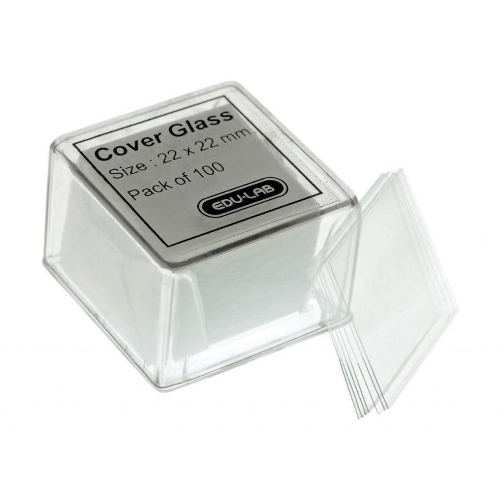Micro Cover Glass 22x22mm (Pack of 100) - LabWorld.co.uk